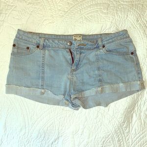 Denim shorts
